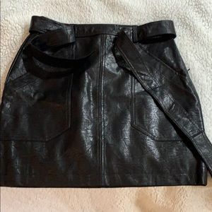 Faux Leather skirt